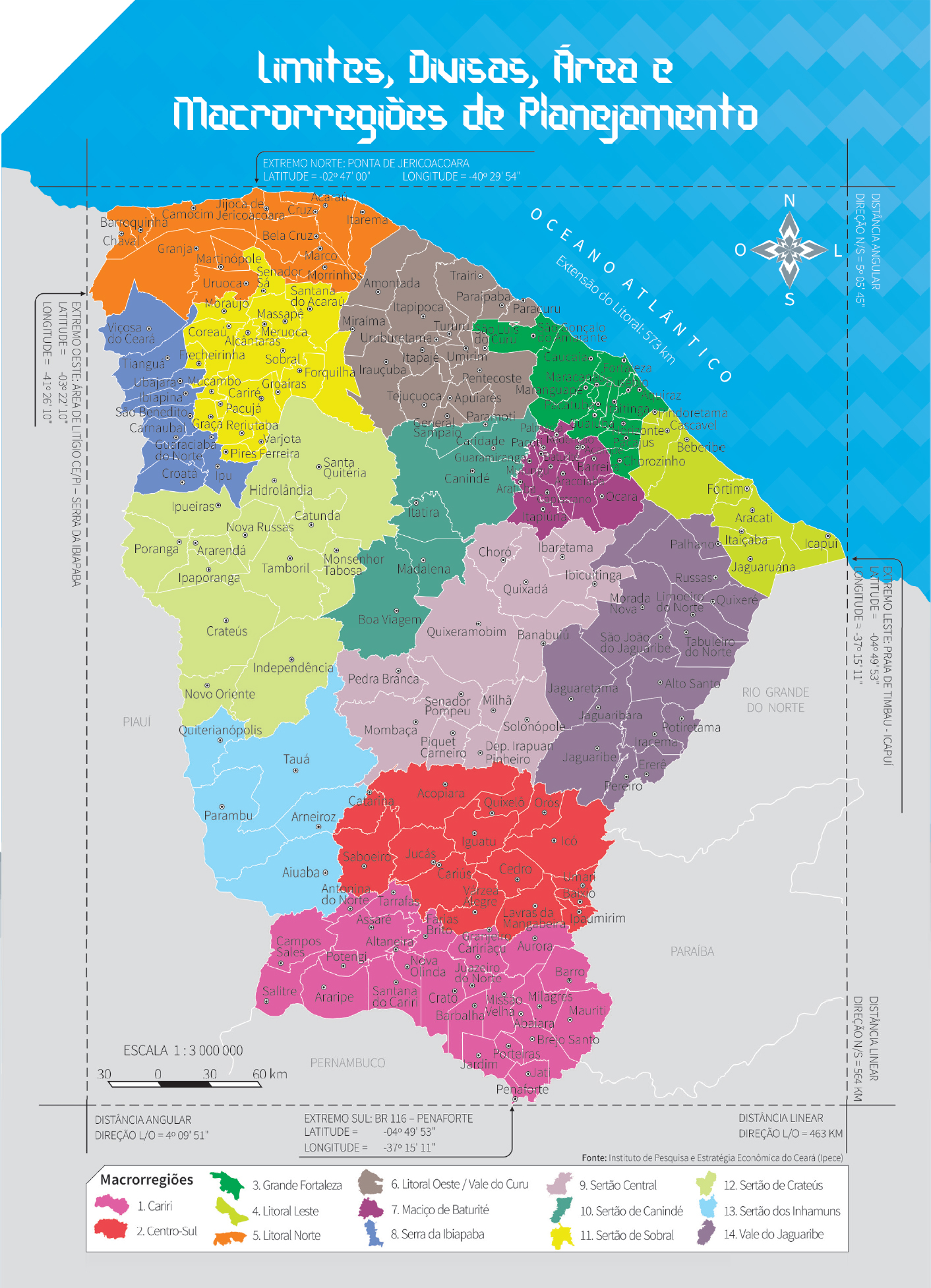 macrorregioes de planejamento Anuário do Ceará