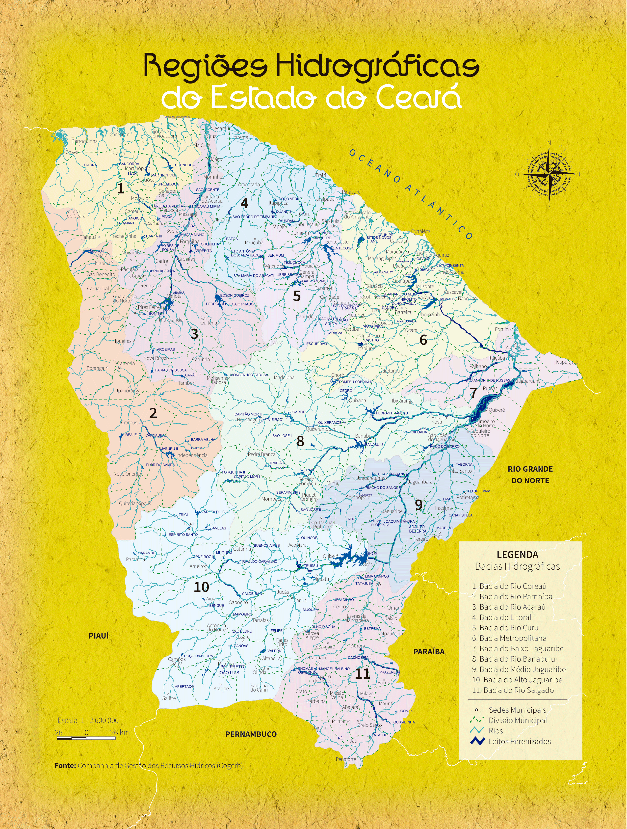 Regioes Hidrograficas Anu Rio Do Cear